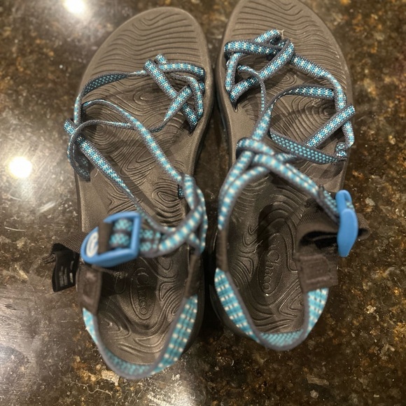 CHACO Women's Z/Volv X2 Sandals - Ennis Teal - Picture 5 of 6